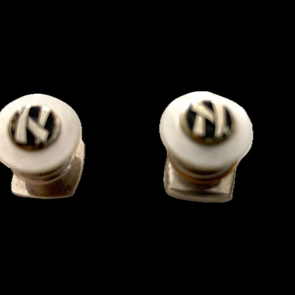 Antique N Monogram Initial Letter Snap Style BAER & WILDE KUM-A-PART Cuff Links - Picture 3 of 6